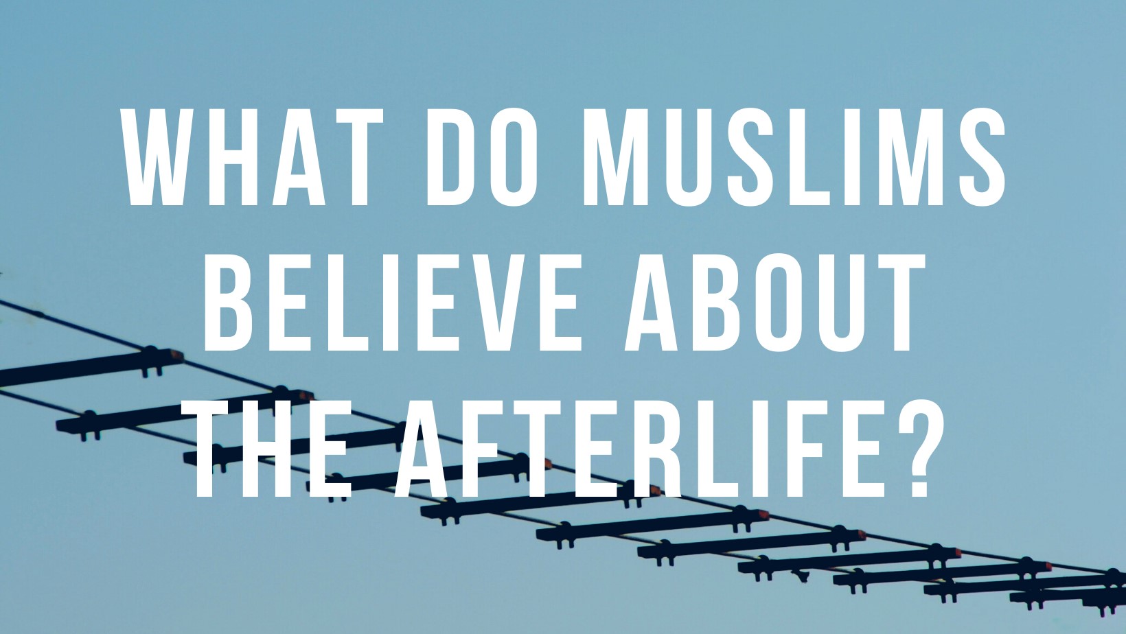 What do Muslims believe about the afterlife?