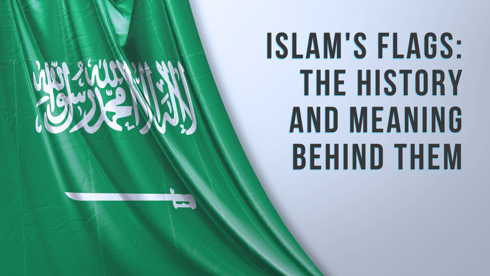 Blog title image- Islam's green flag